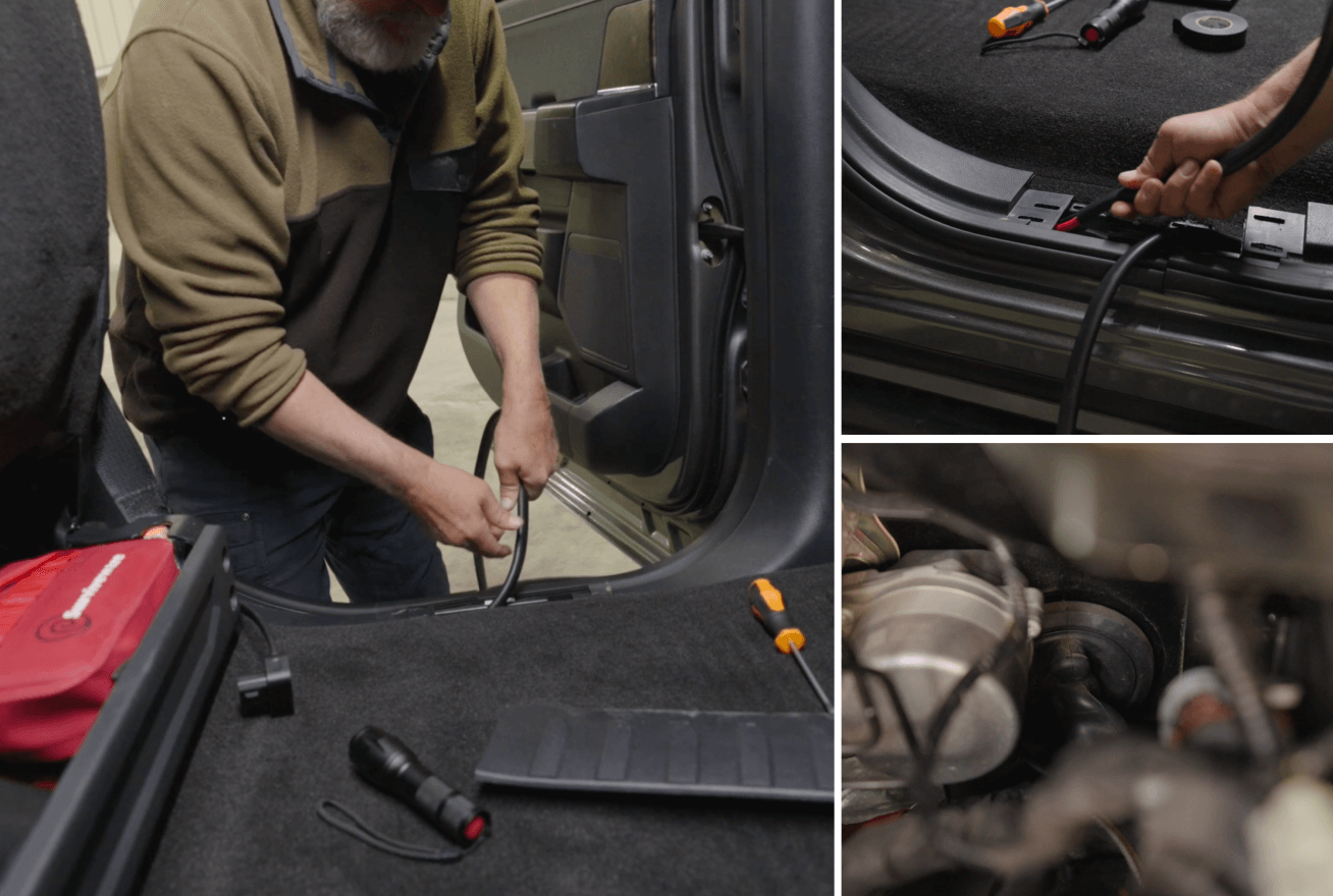 Conecta el cable de entrada