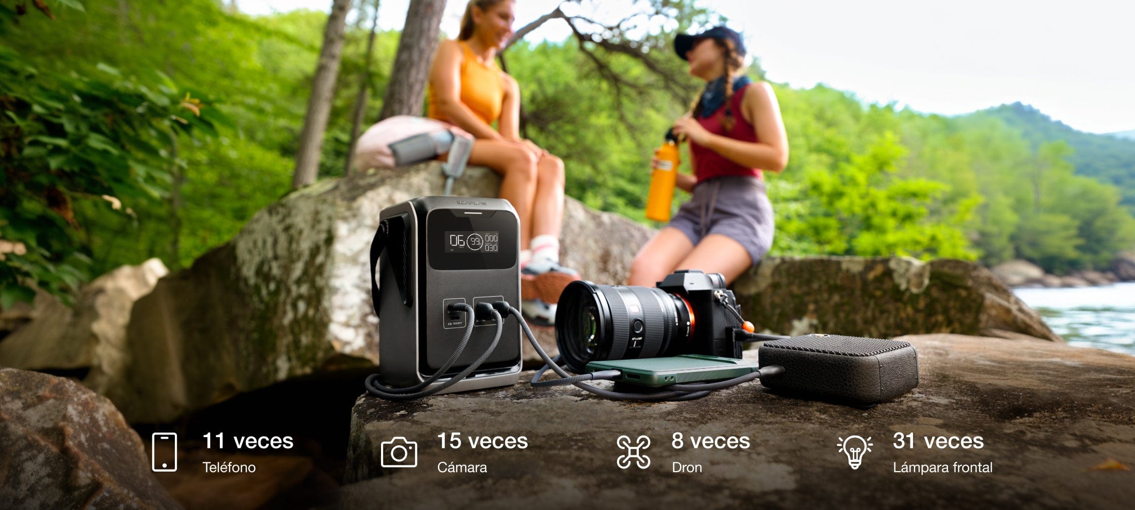Energía para cada situación, del campamento al sendero