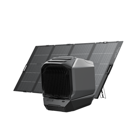 Aire acondicionado portátil EcoFlow WAVE 3 EcoFlow Europe WAVE 3 + Batería adicional WAVE 3 + Panel solar portátil de 400 W