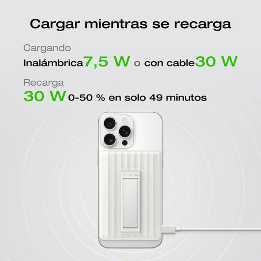Banco de energía magnético EcoFlow RAPID (10 000 mAh, 7,5 W, carga magnética) Power Bank EcoFlow ES