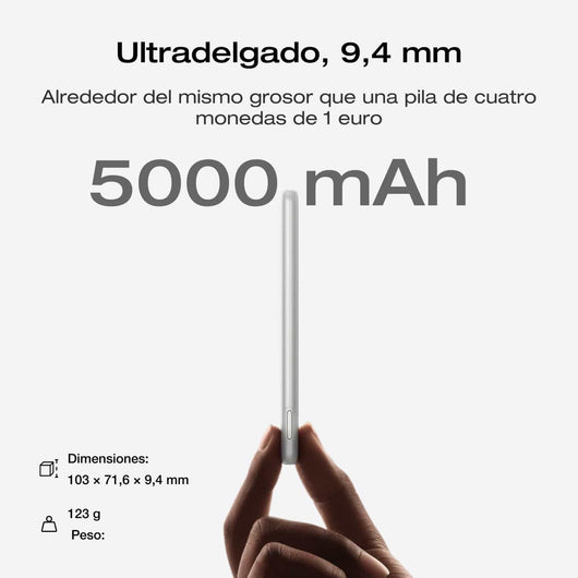 Banco de energía magnético EcoFlow RAPID (5 000 mAh, 7,5 W, carga magnética) Power Bank EcoFlow ES