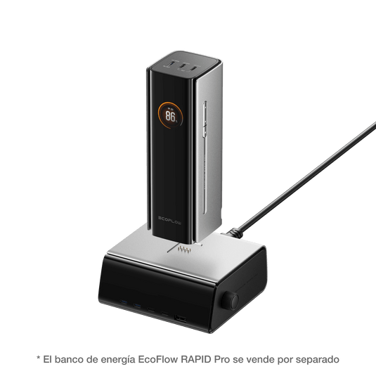 Cargador de escritorio EcoFlow RAPID Pro (320 W, 5 puertos, GaN) Power Bank Accessories EcoFlow ES