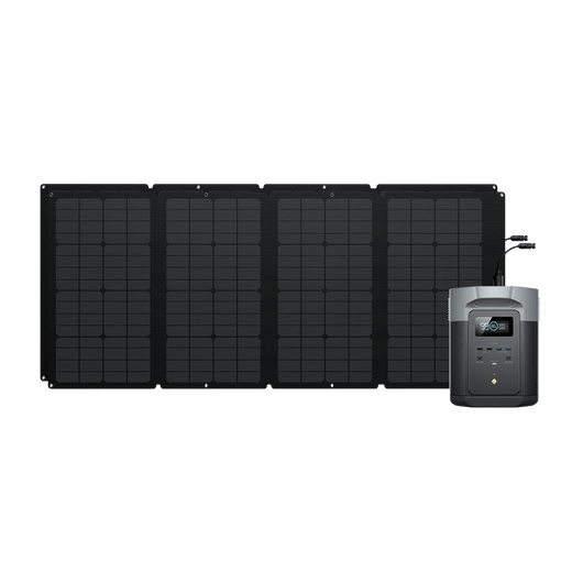 Generador solar EcoFlow DELTA 2 Max (FV 160 W) Bundles EcoFlow Europe 2*160 W + DELTA 2 Max