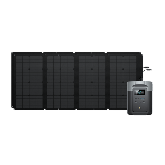 Generador solar EcoFlow DELTA 2 Max (FV 160 W) Bundles EcoFlow Europe 2*160 W + DELTA 2 Max  