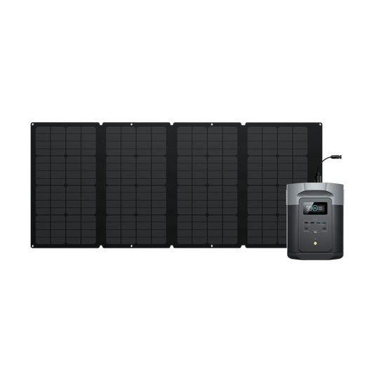 Generador solar EcoFlow DELTA 2 Max (FV 160 W) Bundles EcoFlow Europe 1*160 W + DELTA 2 Max