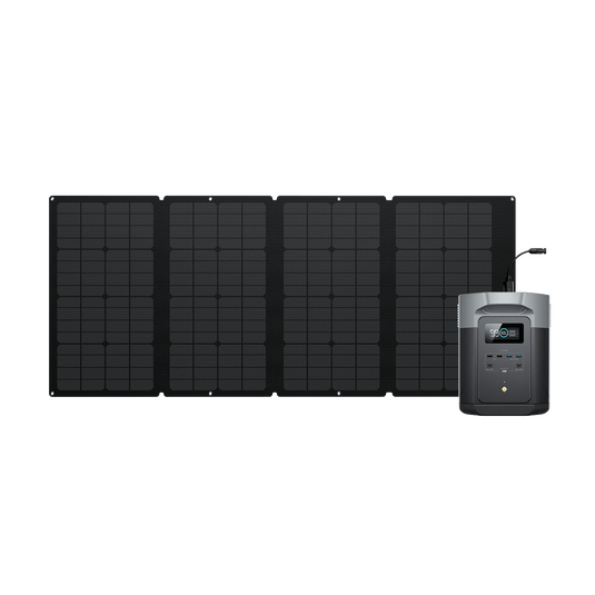 Generador solar EcoFlow DELTA 2 Max (FV 160 W) Bundles EcoFlow Europe 1*160 W + DELTA 2 Max