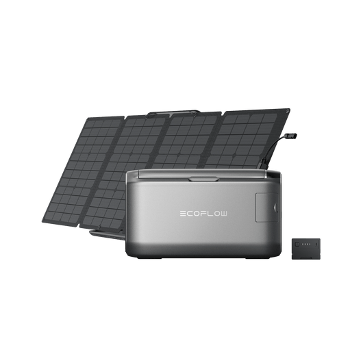Nevera congelador portátil EcoFlow GLACIER Classic EcoFlow Europe 35L Batería enchufable + Panel solar portátil de 110 W