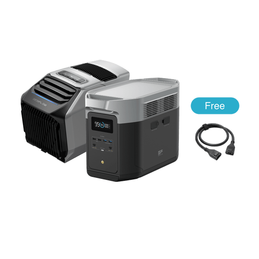 EcoFlow WAVE 2 + EcoFlow DELTA 2 Max + Panel solar portátil EcoFlow de 400W  EcoFlow Europe