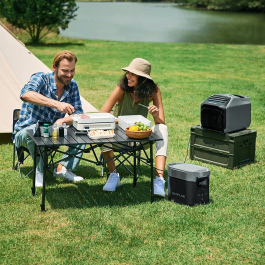 EcoFlow WAVE 2 + EcoFlow DELTA 2 Max + Panel solar portátil EcoFlow de 400W  EcoFlow Europe