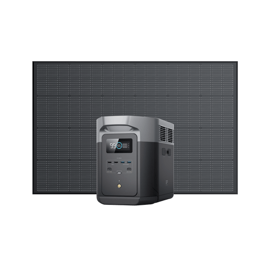 Estación de Energía Portátil EcoFlow DELTA 2 Max Portable Power EcoFlow Europe DELTA 2 Max + Panel solar rígido de 175 W