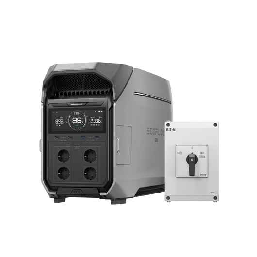 Estación de energía portátil EcoFlow DELTA Pro 3 EcoFlow Europe DELTA Pro 3 + Interruptor de transferencia manual