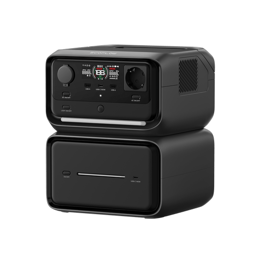 Estación de energía portátil EcoFlow RIVER 3 Plus Portable Power EcoFlow Spain RIVER 3 Max Plus (RIVER 3 Plus + Batería adicional 600) /