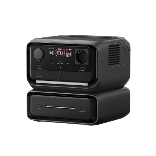 Estación de energía portátil EcoFlow RIVER 3 Plus Portable Power EcoFlow Spain RIVER 3 Max (RIVER 3 Plus + Batería adicional 300) /