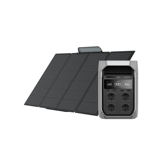 Estación de energía portátil Serie EcoFlow DELTA 3 EcoFlow Europe DELTA 3 Plus Panel solar portátil de 400 W (reacondicionado)