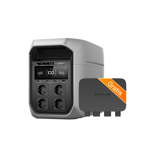Estación de energía portátil Serie EcoFlow DELTA 3 Max (2048Wh) EcoFlow ES DELTA 3 Max Plus (2048Wh) Cargador mediante alternador de 500 W gratis