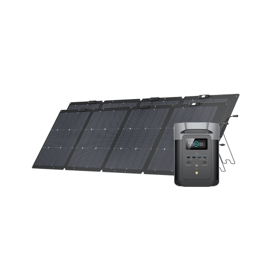 Generador solar EcoFlow DELTA 2 (FV 220 W) Portable Power EcoFlow 2*220 W + DELTA 2