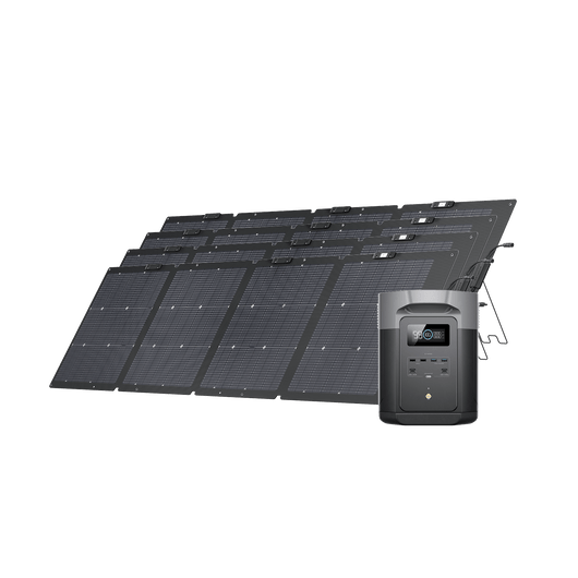 Generador solar EcoFlow DELTA 2 Max (FV 220 W) Bundles EcoFlow Europe 4*220 W + DELTA 2 Max