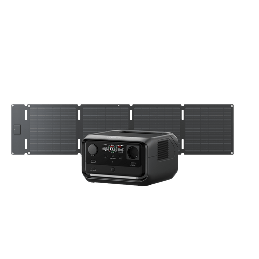 Generador solar EcoFlow RIVER 3 Plus Bundles EcoFlow Spain RIVER 3 Plus Panel Solar Portátil de 60 W (Tipo-C)