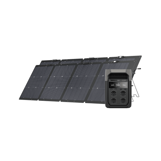Generador solar Serie EcoFlow DELTA 3 (FV 220 W) Bundles EcoFlow ES DELTA 3 2 Paneles solares portátiles de 220 W
