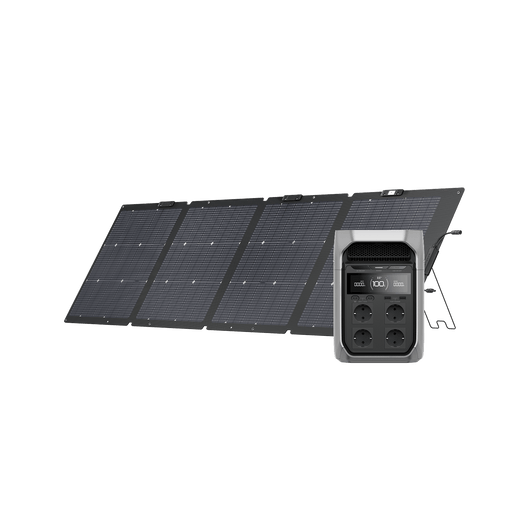 Generador solar Serie EcoFlow DELTA 3 (FV 220 W) Bundles EcoFlow ES DELTA 3 Plus 1 Panel solar portátil de 220 W
