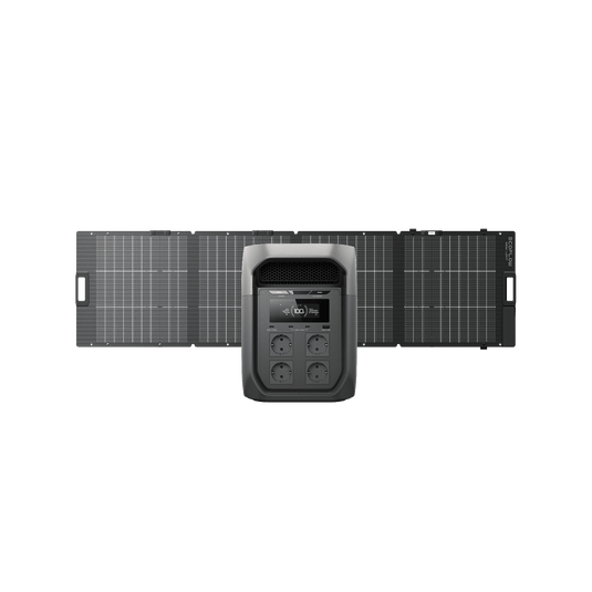 Generador solar Serie EcoFlow DELTA 3 Max (FV 220 W) EcoFlow ES DELTA 3 Max 1 Panel solar portátil bifacial EcoFlow NextGen de 220 W