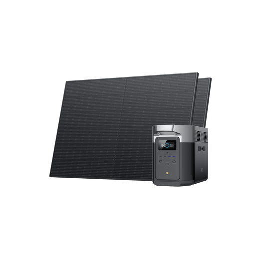 Generador solar EcoFlow DELTA Max (FV 400 W x 2 rígido)  EcoFlow Europe DELTA Max 2000 Without Extra Battery 