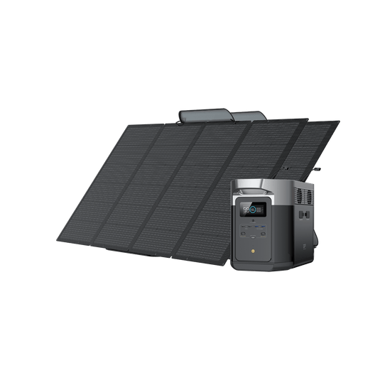 Generador solar EcoFlow DELTA Max (FV 400 W portátil)  EcoFlow 2*400 W + DELTA Max 2000  
