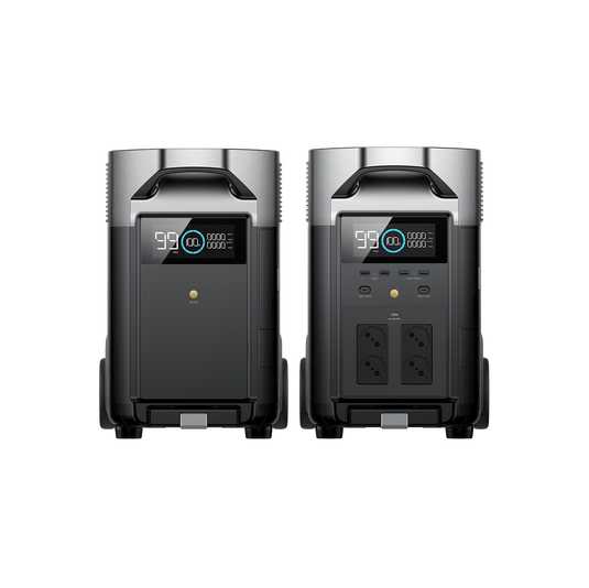EcoFlow DELTA Pro + Batería adicional inteligente (Reacondicionada) EcoFlow ES DELTA Pro + Batería adicional inteligente (Reacondicionada)(Precio para miembros')