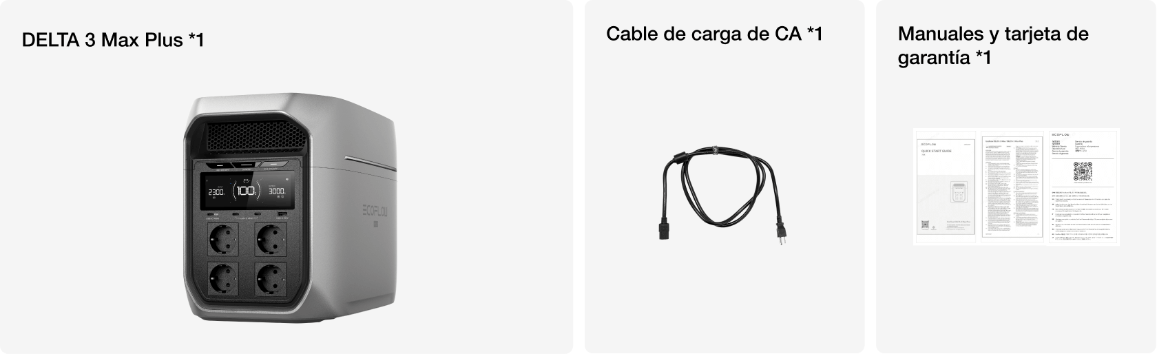 Contenido de la caja