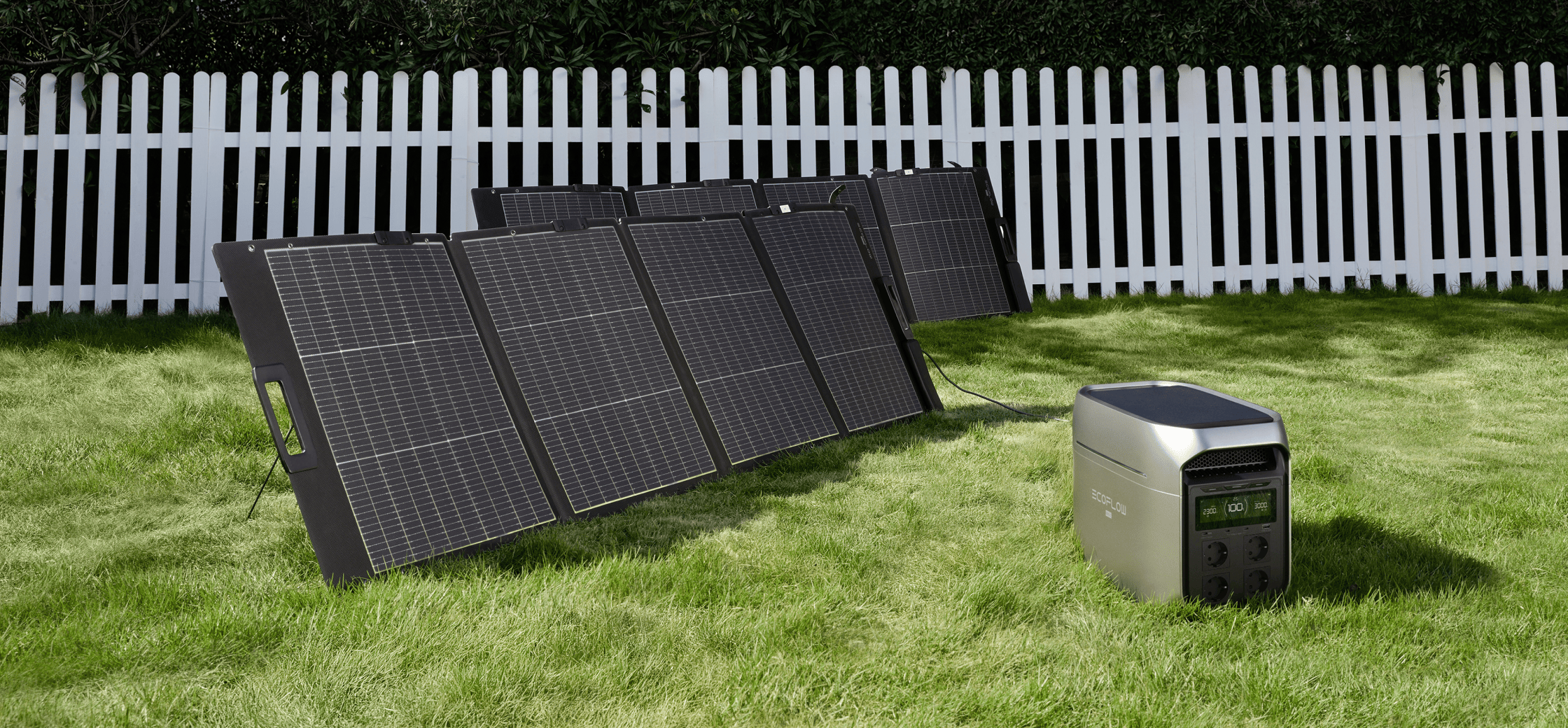 Diseno bifacial TOPCon del Panel Solar EcoFlow 220W