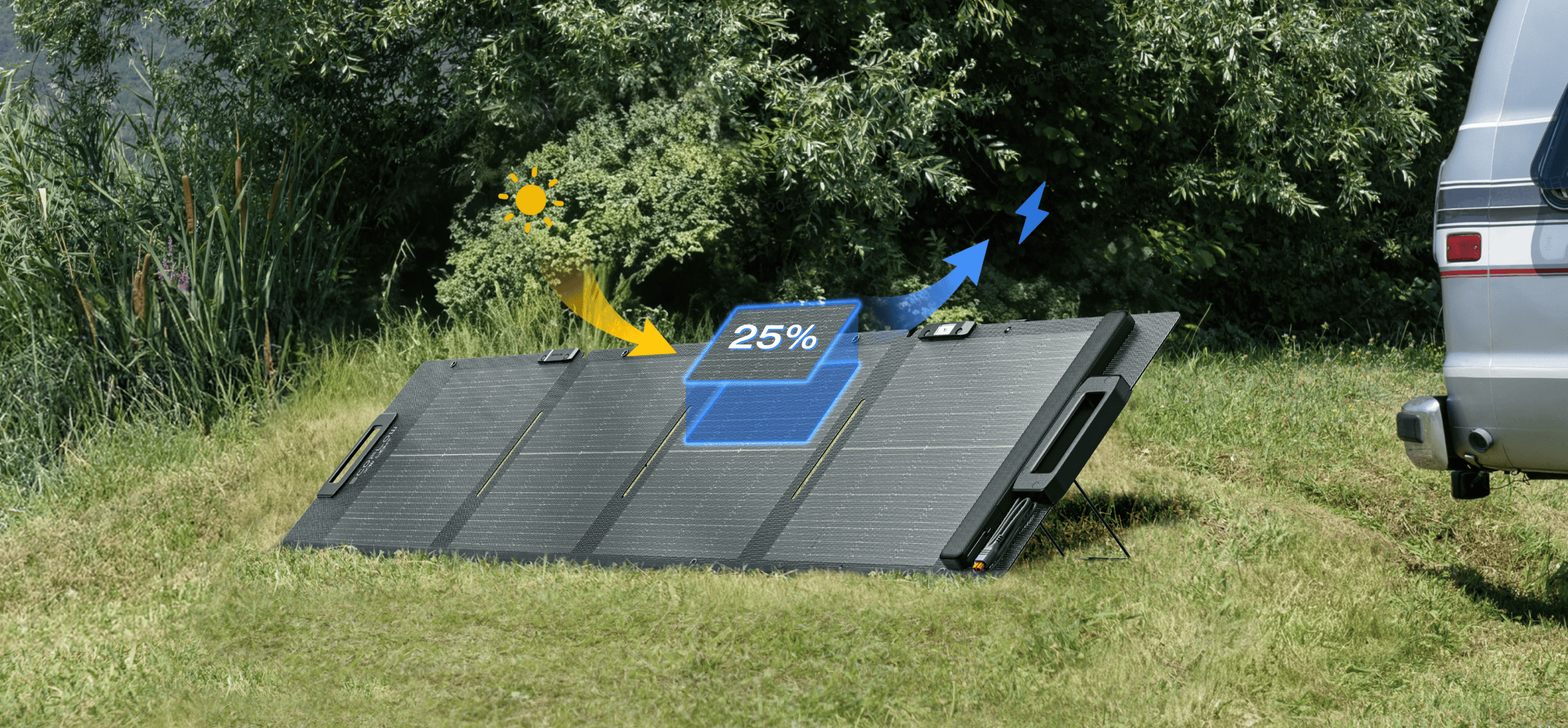 Panel Solar 160W Angulo Ajustable