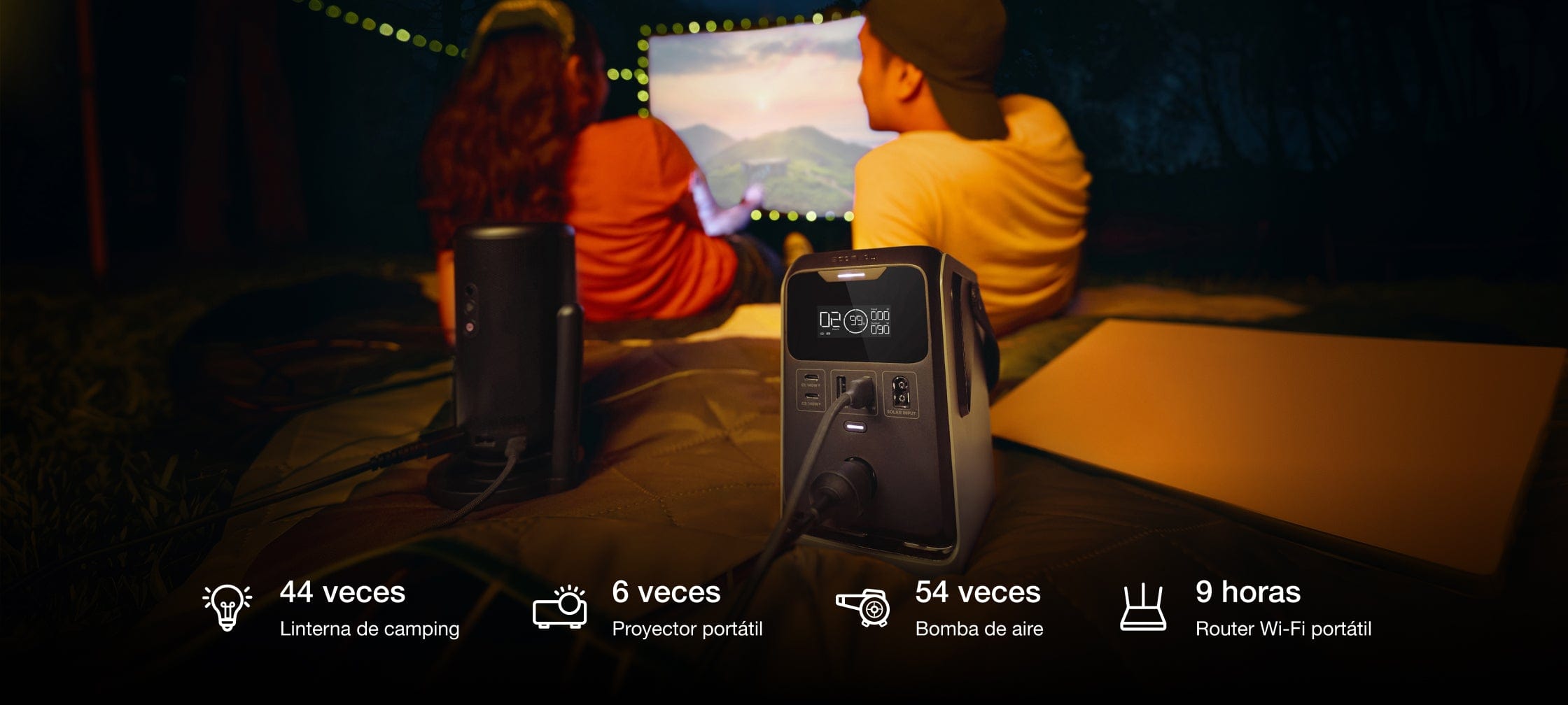 Energía para cada situación, del campamento al sendero
