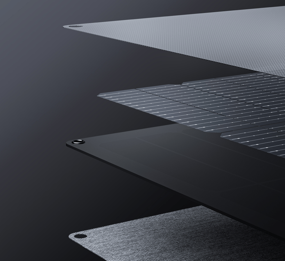 Panel Solar 160W en uso