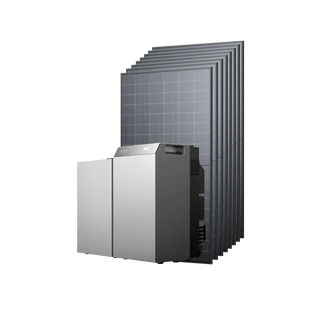 STREAM 5000 + 1 × Batería de expansión 5000 + 8 paneles solares rígidos de 500 W