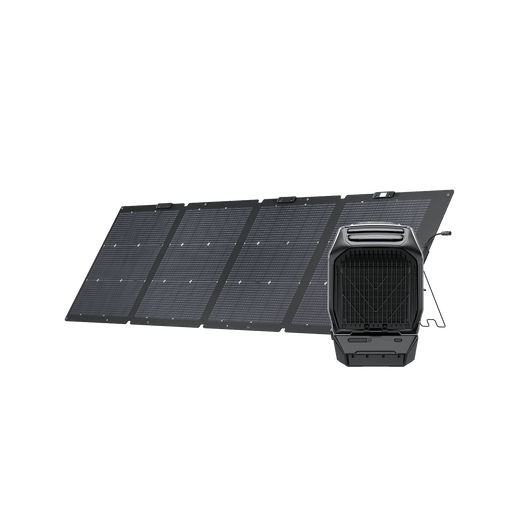 Aire acondicionado portátil EcoFlow WAVE 3 EcoFlow Europe WAVE 3 + Batería adicional WAVE 3 + Panel solar portátil bifacial de 220 W