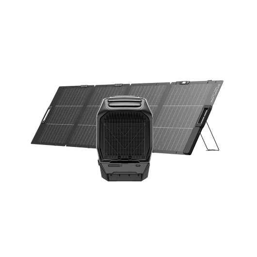 Aire acondicionado portátil EcoFlow WAVE 3 EcoFlow Europe WAVE 3 + Batería adicional WAVE 3 + Panel solar portátil bifacial de 220 W