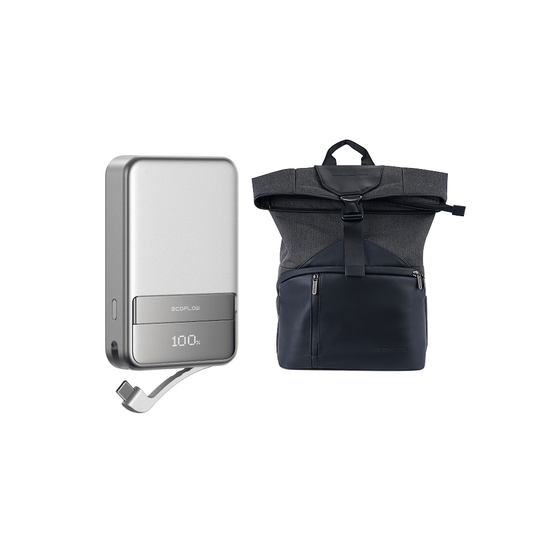 Banco de energía (10 000 mAh) magnético EcoFlow RAPID y bolsa para la serie RIVER EcoFlow ES