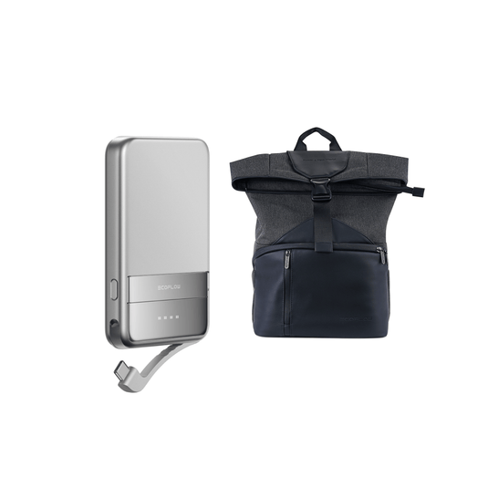 Banco de energía (5000 mAh) magnético EcoFlow RAPID y bolsa para la serie RIVER EcoFlow ES