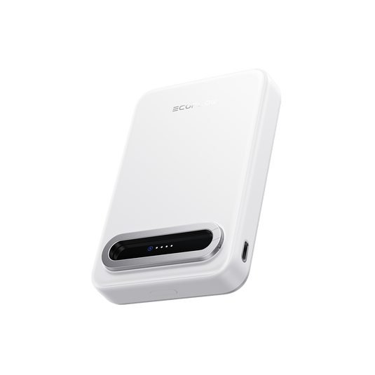 Banco de energía EcoFlow RAPID Mag Qi2 (10.000 mAh, 15 W) Power Bank EcoFlow Europe Blanco perla
