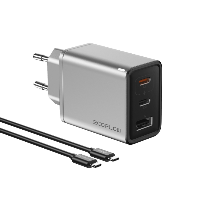 Cargador GaN EcoFlow RAPID de 65 W con cable de 100 W  EcoFlow Europe   