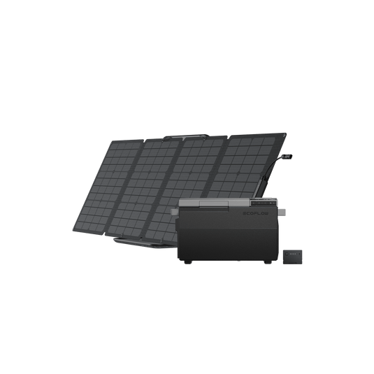 Frigorífico portátil EcoFlow GLACIER + batería Plug-in  EcoFlow Europe GLACIER + batería GLACIER Plug-in + panel solar de 110W  