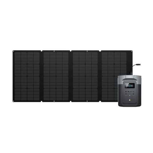 Generador solar EcoFlow DELTA 2 Max (PV160W) Bundles EcoFlow Europe 1*160 W + DELTA 2 Max  