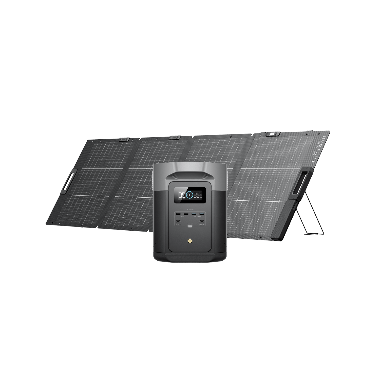 Generador solar EcoFlow DELTA 2 Max (FV 220 W) Bundles EcoFlow Europe 1*220 W + DELTA 2 Max