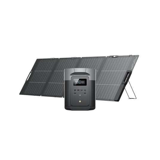 Generador solar EcoFlow DELTA 2 Max (FV 220 W) Bundles EcoFlow Europe 1*220 W + DELTA 2 Max