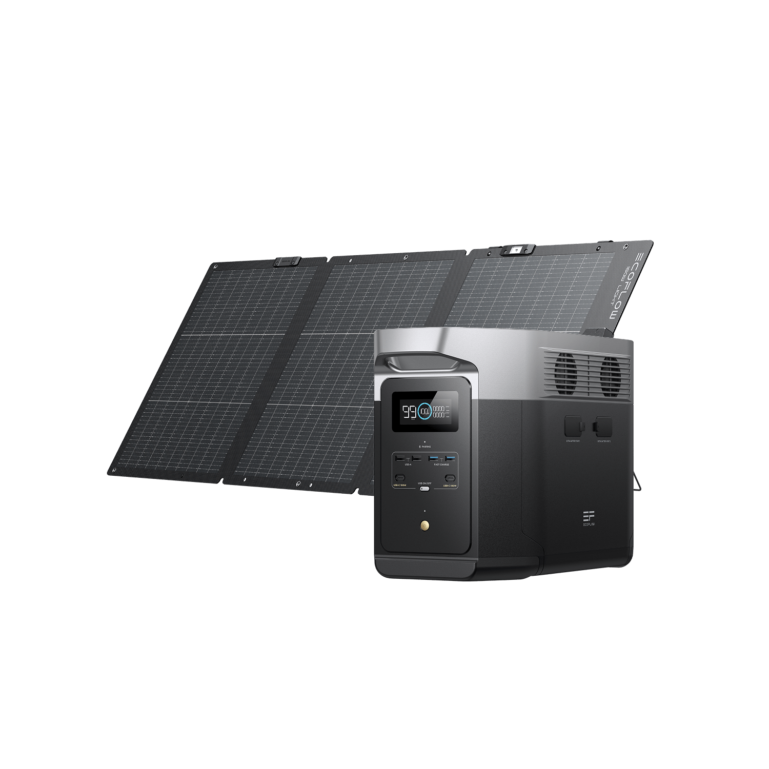 EcoFlow DELTA 2 Max Solar Generator (PV160W) Bundles EcoFlow Europe 1*160 W + DELTA 2 Max