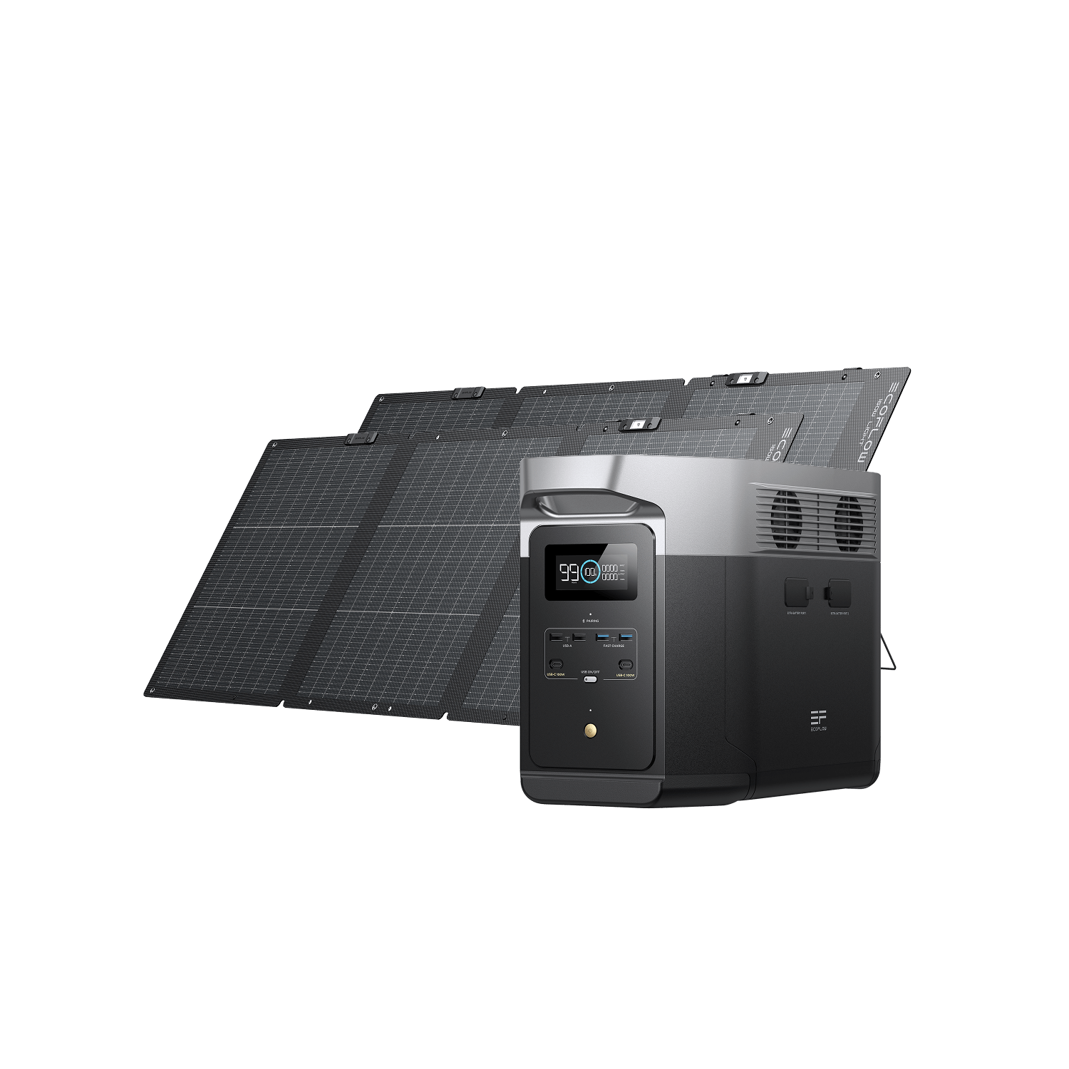 EcoFlow DELTA 2 Max Solar Generator (PV160W) Bundles EcoFlow Europe 2*160 W + DELTA 2 Max