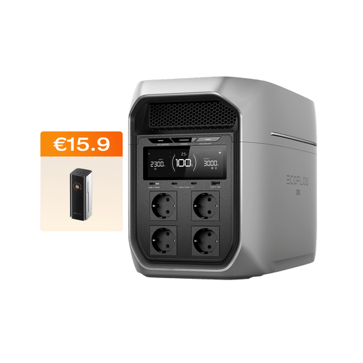 EcoFlow DELTA 3 Max Plus (2048Wh) EcoFlow ES DELTA 3 Max Plus (2048Wh) RAPID Pro 20 000 mAh