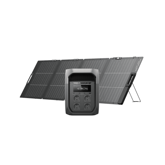 Generador solar Serie EcoFlow DELTA 3 Max (FV 220 W) EcoFlow ES DELTA 3 Max 1 Panel solar portátil bifacial EcoFlow NextGen de 220 W