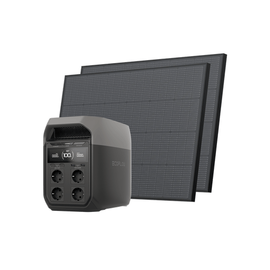 Generador solar Serie EcoFlow DELTA 3 (FV 175 W rígido) EcoFlow DELTA 3 2 Paneles solares rígidos de 175 W