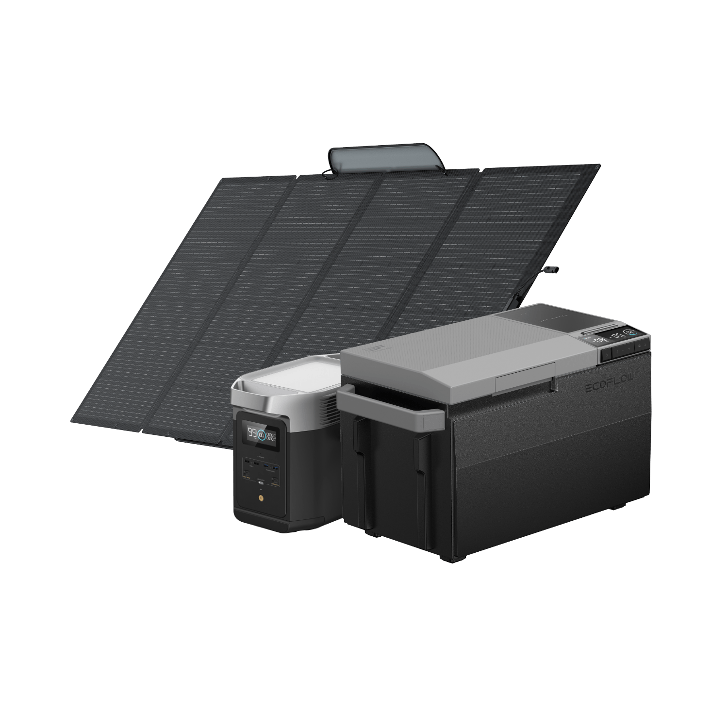 EcoFlow GLACIER + EcoFlow DELTA Max  EcoFlow Europe GLACIER + DELTA Max 2000 + 400W Portable Solar Panel  